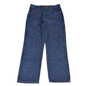 Wrangler Flame Resistant FR Relaxed‎ Fit Denim Jeans Workwear Mens
